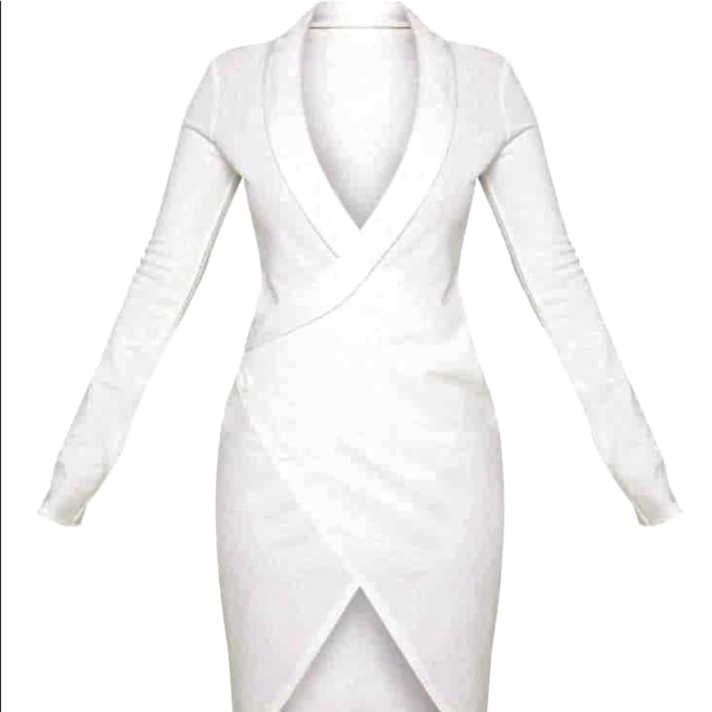 Long Sleeve Blazer Dress